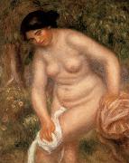 Pierre Renoir Bather Drying herself oil painting reproduction
